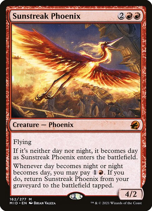 Magic the Gathering Card - Sunstreak Phoenix - MTG Circle