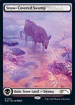 Magic the Gathering Card - Snow-Covered Swamp - MTG Circle