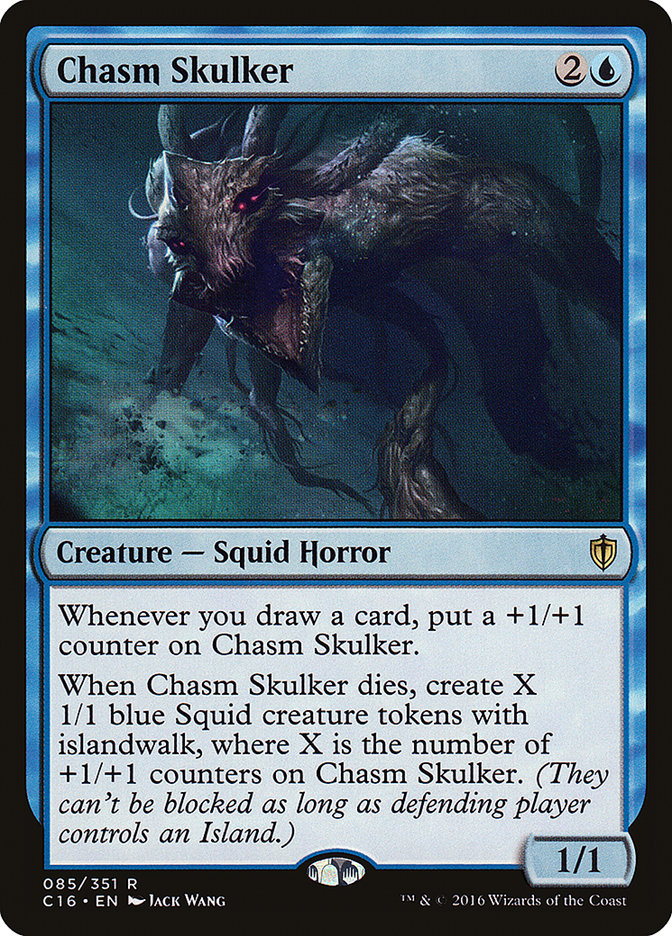 Magic the Gathering Card - Chasm Skulker - MTG Circle