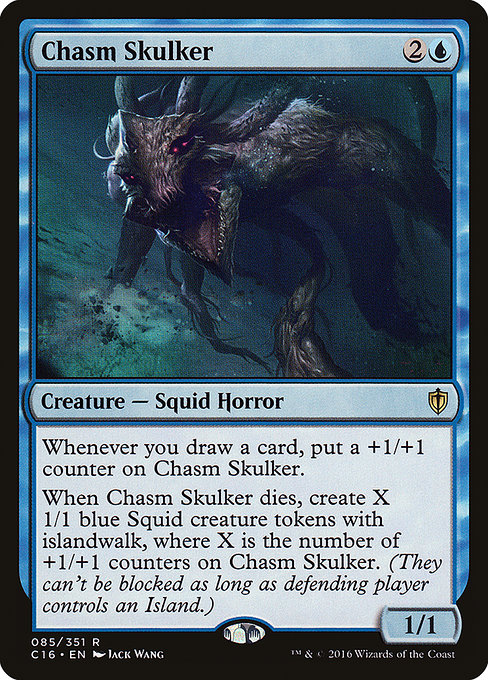 Magic the Gathering Card - Chasm Skulker - MTG Circle