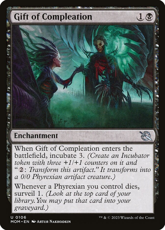 Magic the Gathering Card - Gift of Compleation - MTG Circle