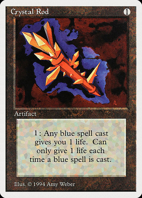 Magic the Gathering Card - Crystal Rod - MTG Circle