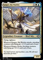 Magic the Gathering Card - Kangee, Sky Warden - MTG Circle