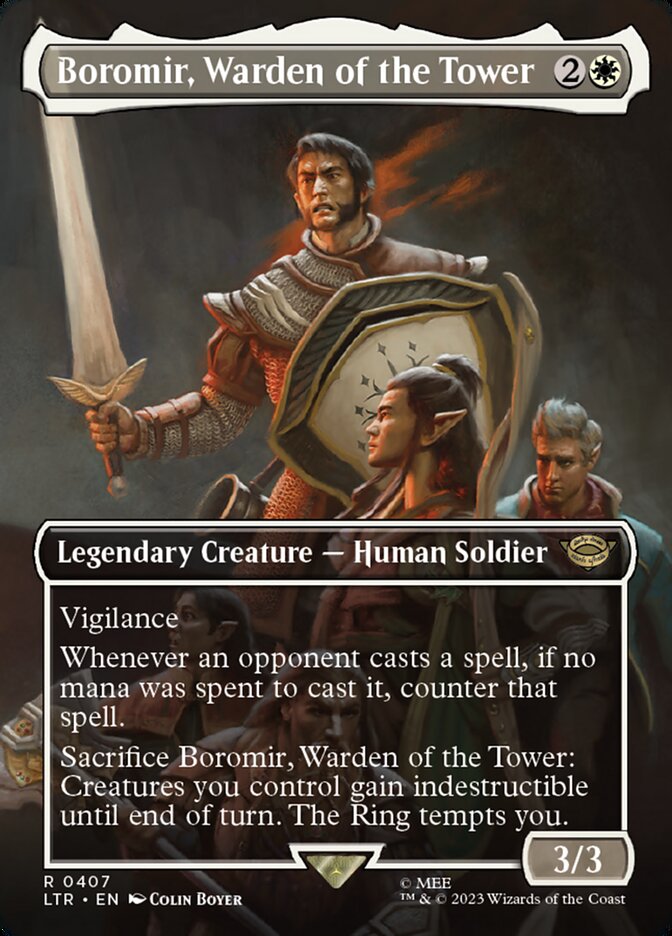 Magic the Gathering Card - Boromir, Warden of the Tower - MTG Circle