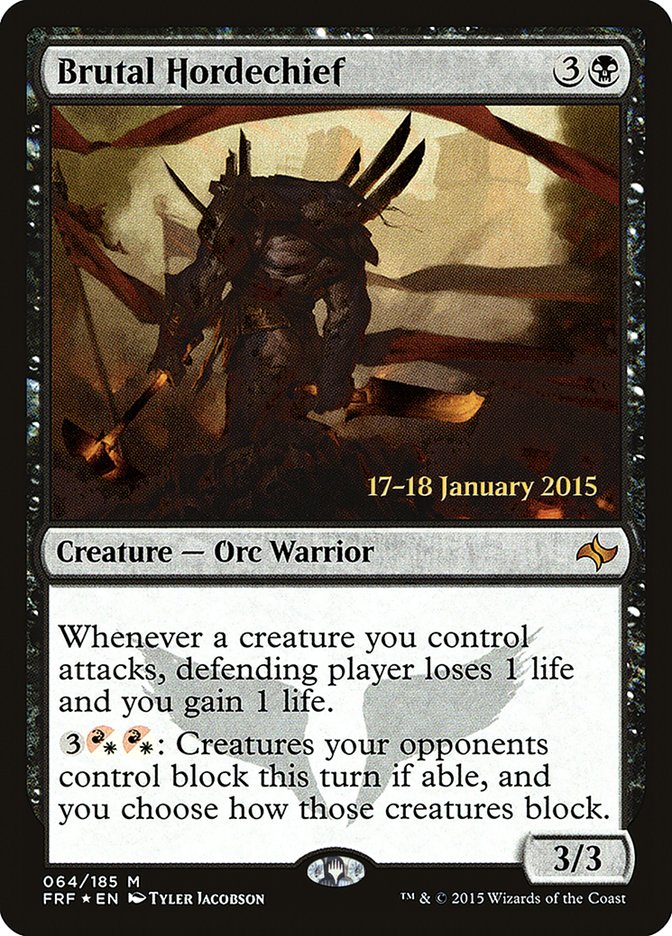 Magic the Gathering Card - Brutal Hordechief - MTG Circle