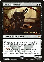 Magic the Gathering Card - Brutal Hordechief - MTG Circle
