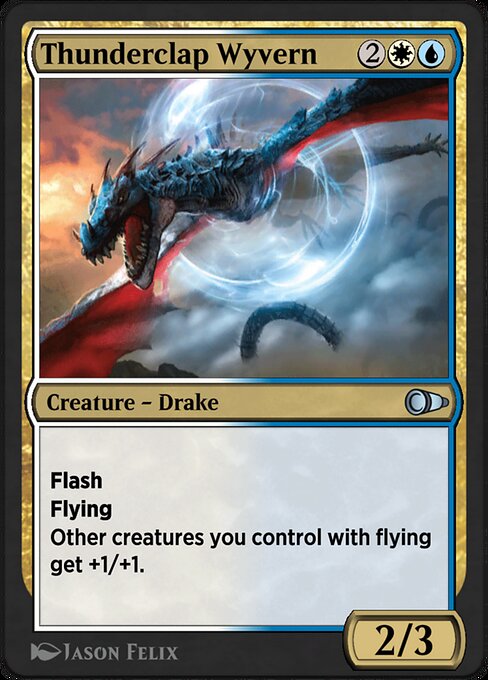 Magic the Gathering Card - Thunderclap Wyvern - MTG Circle