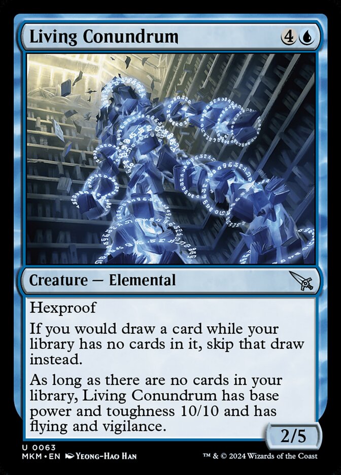 Magic the Gathering Card - Living Conundrum - MTG Circle