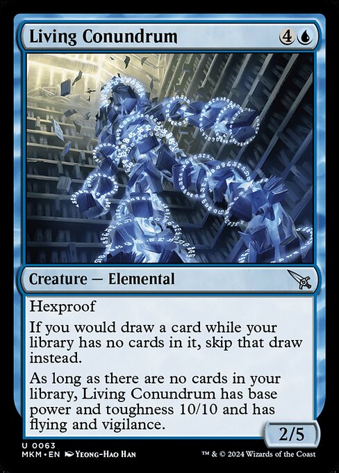 Magic the Gathering Card - Living Conundrum - MTG Circle