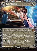 Magic the Gathering Card - Peter Parker // Amazing Spider-Man - MTG Circle
