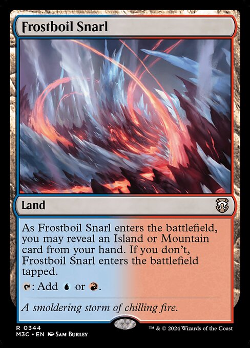 Magic the Gathering Card - Frostboil Snarl - MTG Circle