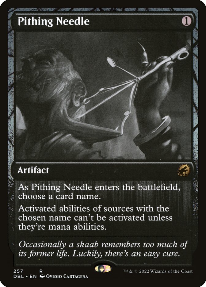 Magic the Gathering Card - Pithing Needle - MTG Circle