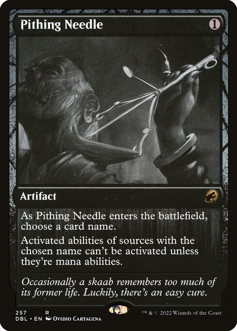 Magic the Gathering Card - Pithing Needle - MTG Circle