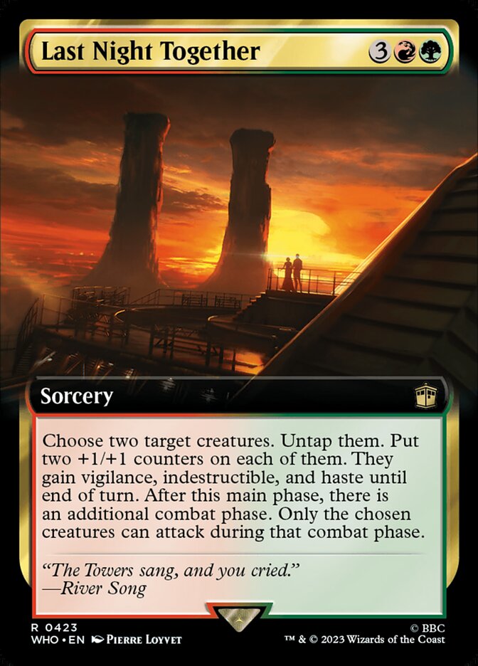 Magic the Gathering Card - Last Night Together - MTG Circle