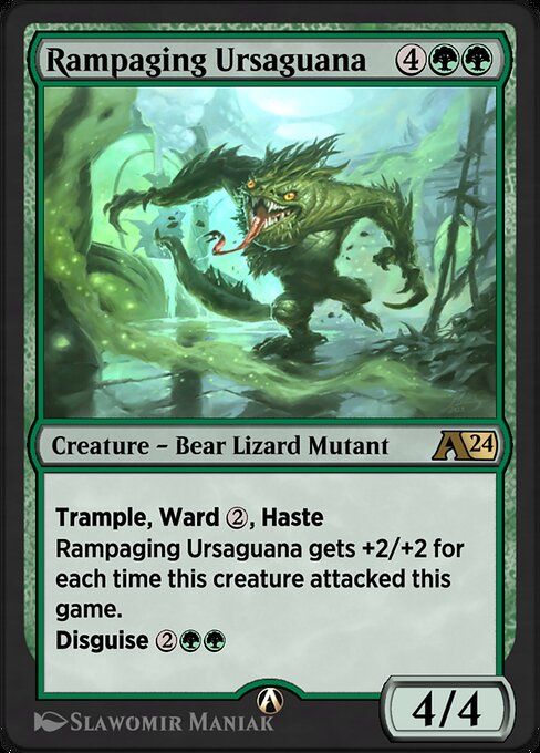 Magic the Gathering Card - Rampaging Ursaguana - MTG Circle