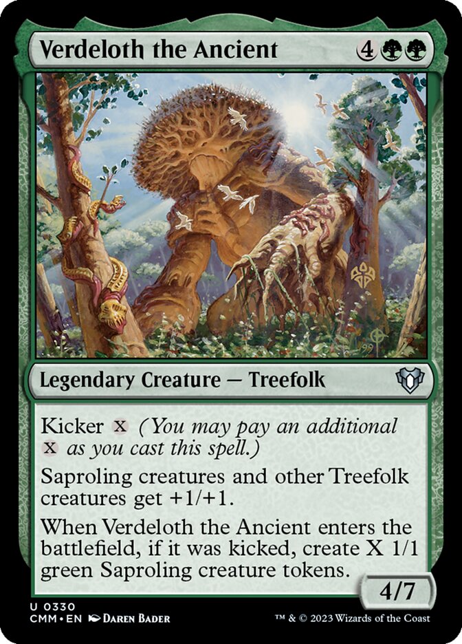 Magic the Gathering Card - Verdeloth the Ancient - MTG Circle