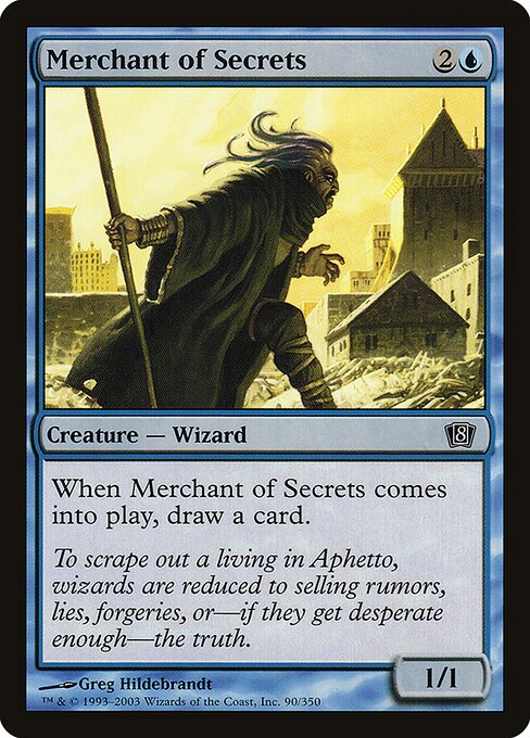 Magic the Gathering Card - Merchant of Secrets - MTG Circle