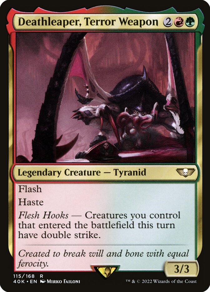Magic the Gathering Card - Deathleaper, Terror Weapon - MTG Circle