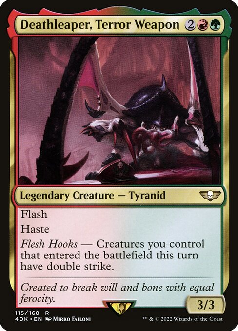 Magic the Gathering Card - Deathleaper, Terror Weapon - MTG Circle