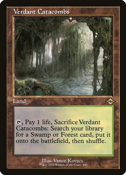 Magic the Gathering Card - Verdant Catacombs - MTG Circle