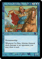 Magic the Gathering Card - Lu Xun, Scholar General - MTG Circle
