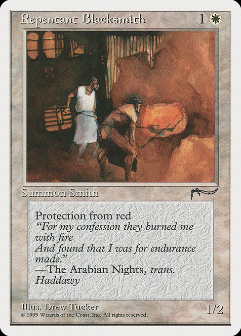 Magic the Gathering Card - Repentant Blacksmith - MTG Circle