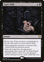 Magic the Gathering Card - Szat's Will - MTG Circle