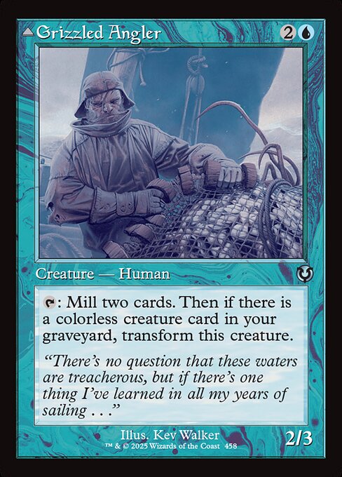 Magic the Gathering Card - Grizzled Angler - MTG Circle