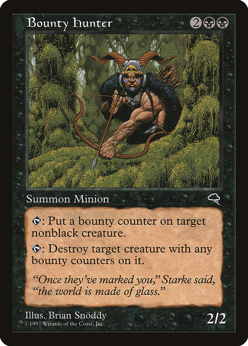 Magic the Gathering Card - Bounty Hunter - MTG Circle
