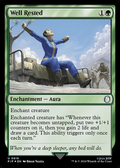 Magic the Gathering Card - Well Rested - MTG Circle