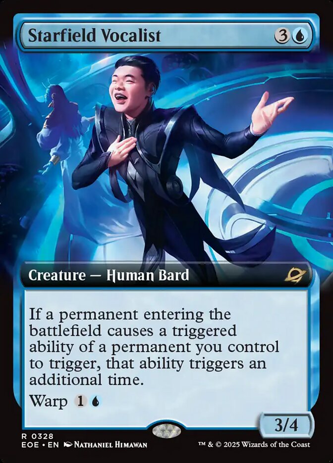 Magic the Gathering Card - Starfield Vocalist - MTG Circle
