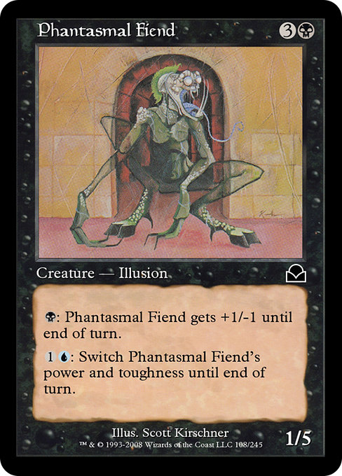 Magic the Gathering Card - Phantasmal Fiend - MTG Circle