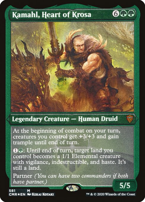 Magic the Gathering Card - Kamahl, Heart of Krosa - MTG Circle