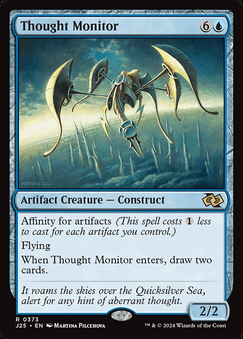 Magic the Gathering Card - Thought Monitor - MTG Circle