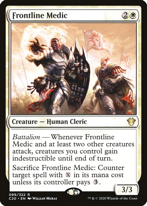 Magic the Gathering Card - Frontline Medic - MTG Circle