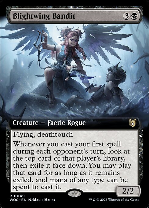 Magic the Gathering Card - Blightwing Bandit - MTG Circle
