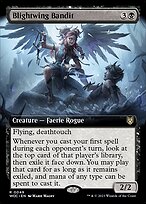 Magic the Gathering Card - Blightwing Bandit - MTG Circle