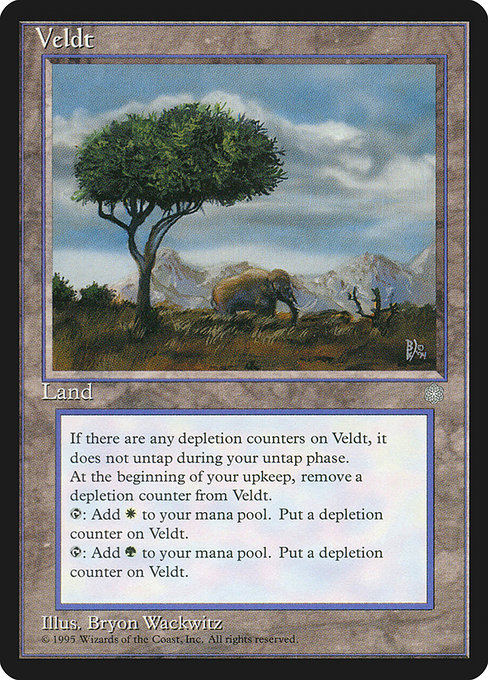 Magic the Gathering Card - Veldt - MTG Circle