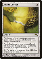 Magic the Gathering Card - Jinxed Choker - MTG Circle
