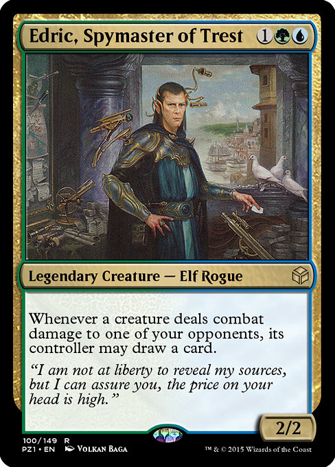 Magic the Gathering Card - Edric, Spymaster of Trest - MTG Circle