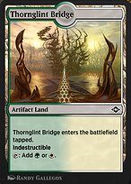 Magic the Gathering Card - Thornglint Bridge - MTG Circle