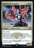 Magic the Gathering Card - Flamehold Grappler - MTG Circle
