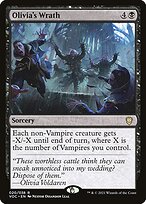 Magic the Gathering Card - Olivia's Wrath - MTG Circle