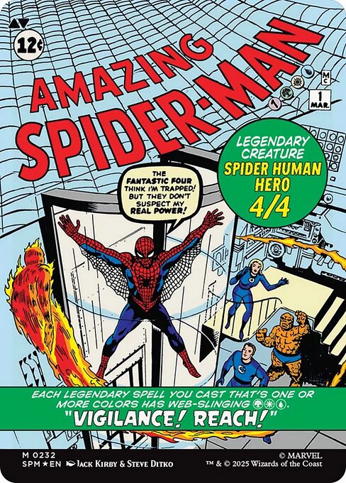 Magic the Gathering Card - Amazing Spider-Man - MTG Circle
