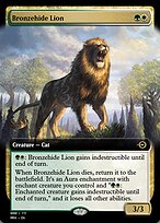 Magic the Gathering Card - Bronzehide Lion - MTG Circle