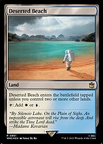 Magic the Gathering Card - Deserted Beach - MTG Circle