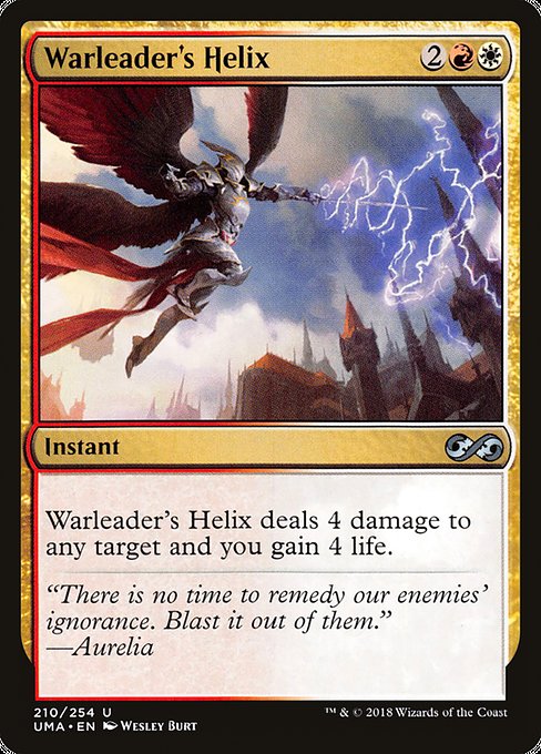 Magic the Gathering Card - Warleader's Helix - MTG Circle