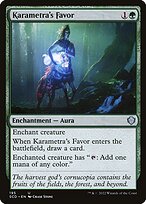 Magic the Gathering Card - Karametra's Favor - MTG Circle