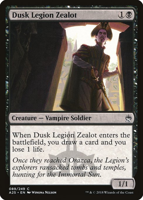 Magic the Gathering Card - Dusk Legion Zealot - MTG Circle