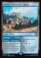 Magic the Gathering Card - Jidoor, Aristocratic Capital // Overture - MTG Circle